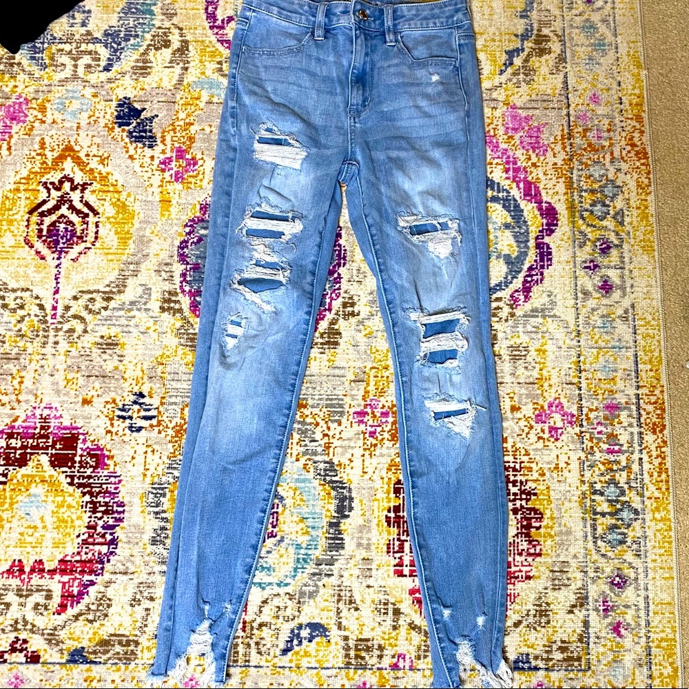 Distressed Jeans